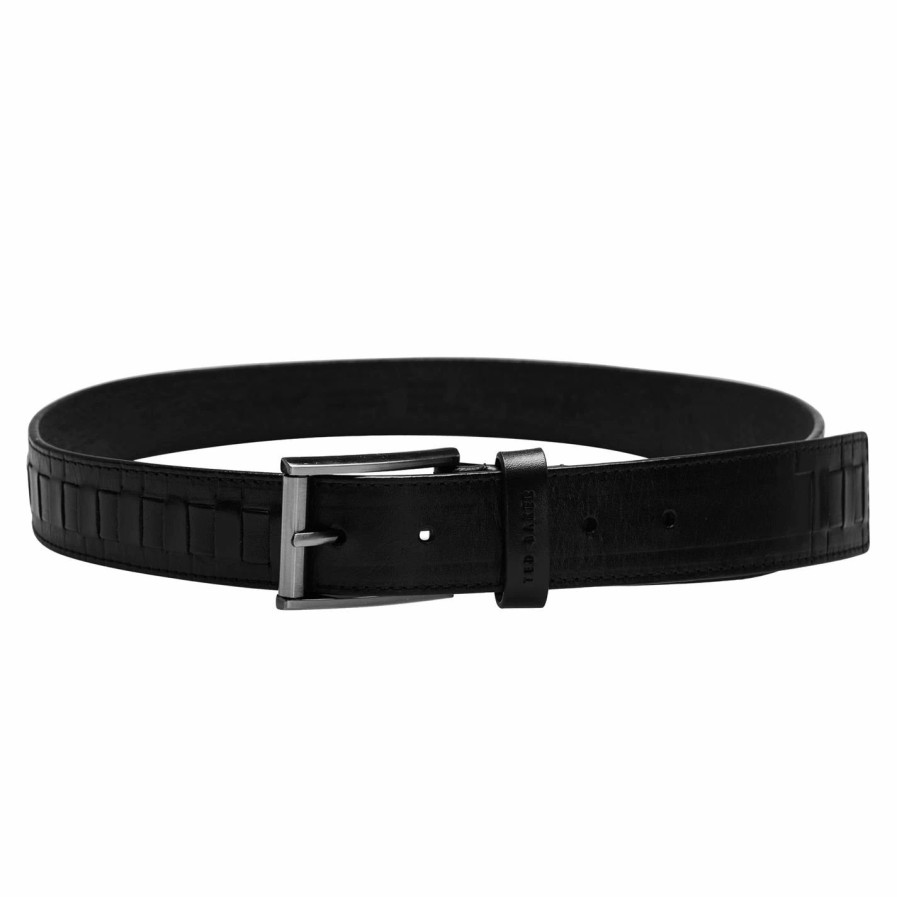 Accessories Ted Baker | Ted Baker Ted Baker Pamarl Belt Mens For Men'S Belts Colour Black