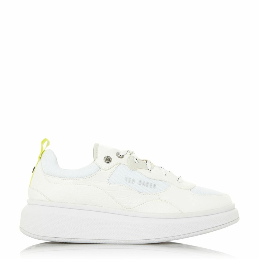 Shoes & Boots Ted Baker | Ted Baker Ted Arellia Ld13 For Women'S Trainers Colour White487