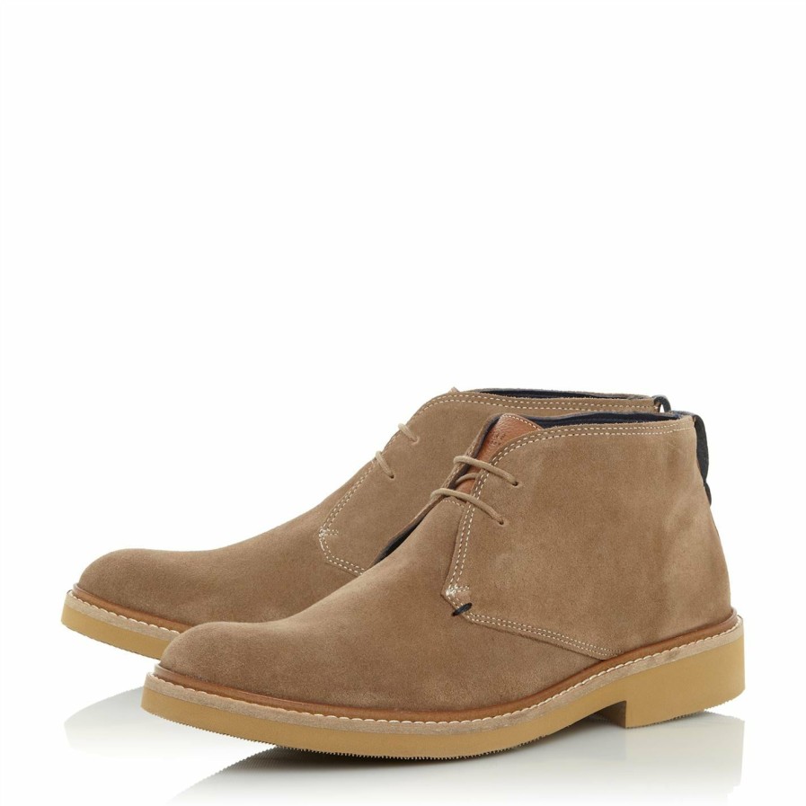 Shoes & Boots Ted Baker | Ted Baker Arguill Chukka Boots For Men'S Boots Colour Beige149