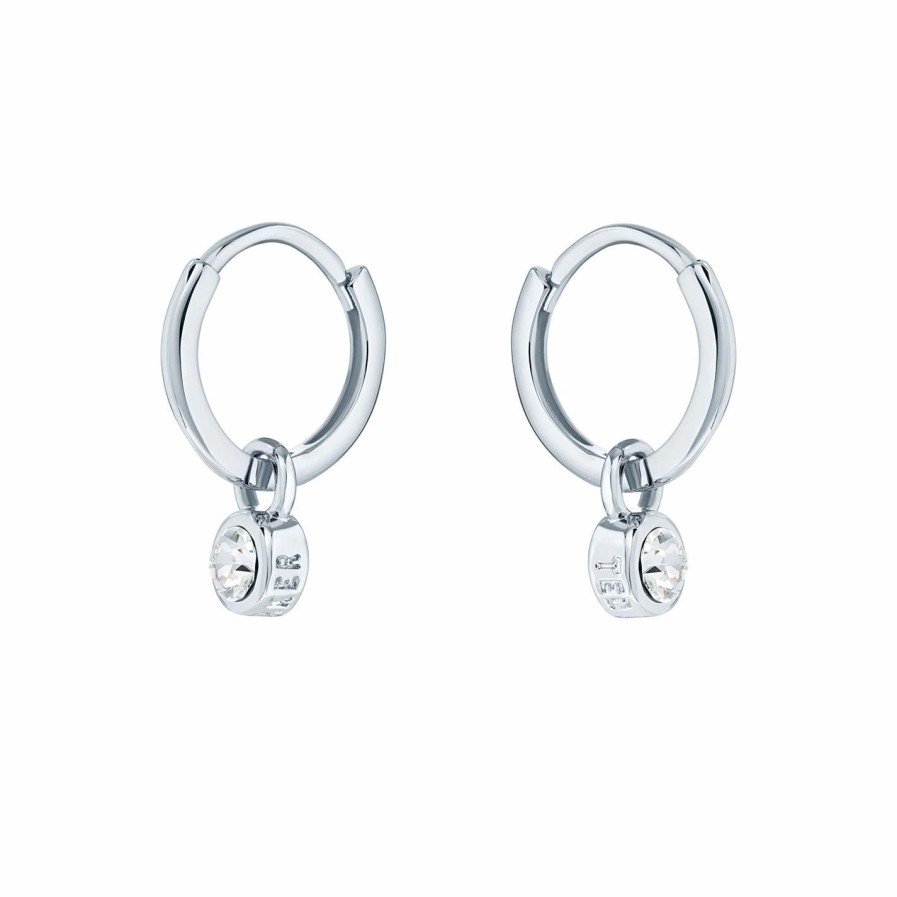 Accessories Ted Baker | Ted Baker Sinalaa Crystal Huggie Earring For Earrings Colour Silver/Crystal