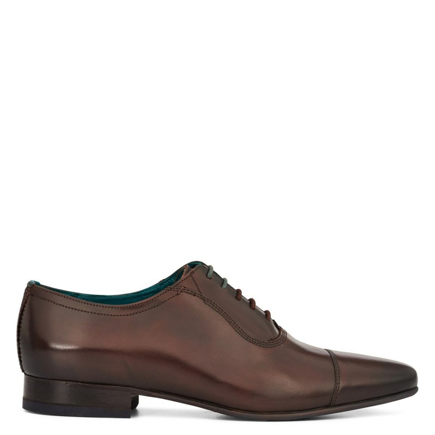 Shoes & Boots Ted Baker | Ted Baker Ted Ltr Oxford Shoe Sn99 For Men'S Shoes Colour Brown