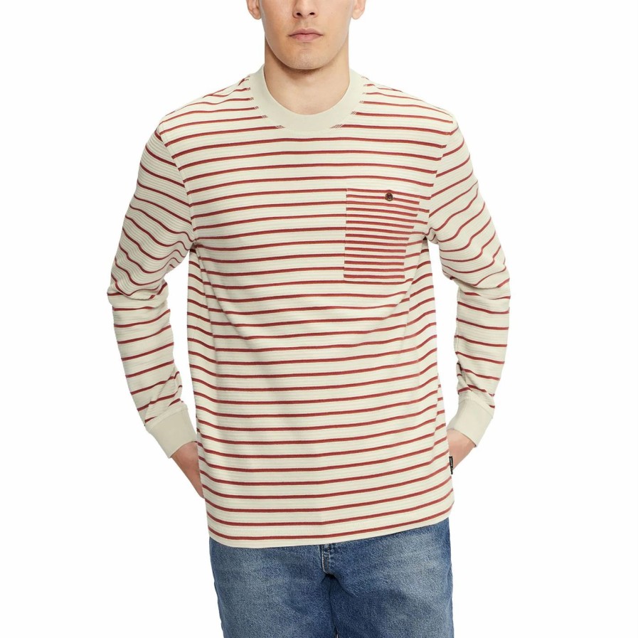 Men Ted Baker | Ted Baker Koncall Sweatshirt For Big & Tall Colour White-Grey