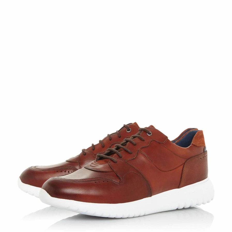 Shoes & Boots Ted Baker | Ted Baker Calist Trainers For Men'S Trainers Colour Brown511