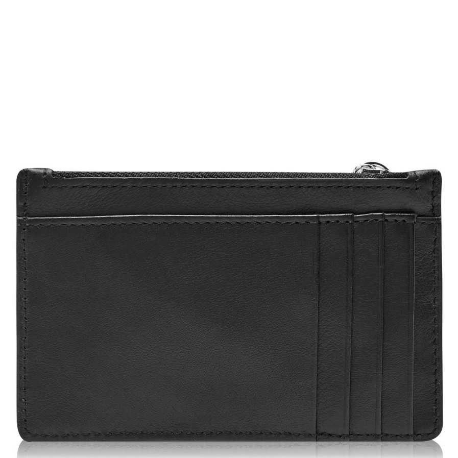 Bags & Luggage Ted Baker | Ted Baker Ted Baker Garcia Core Zip Card Holder For Purses Colour Black