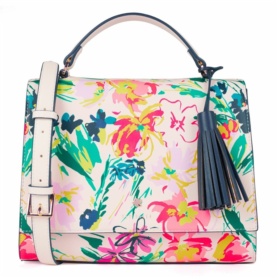 Bags & Luggage Ted Baker | Ted Baker Mellena Lady Crossbody Bag For Handbags Colour White