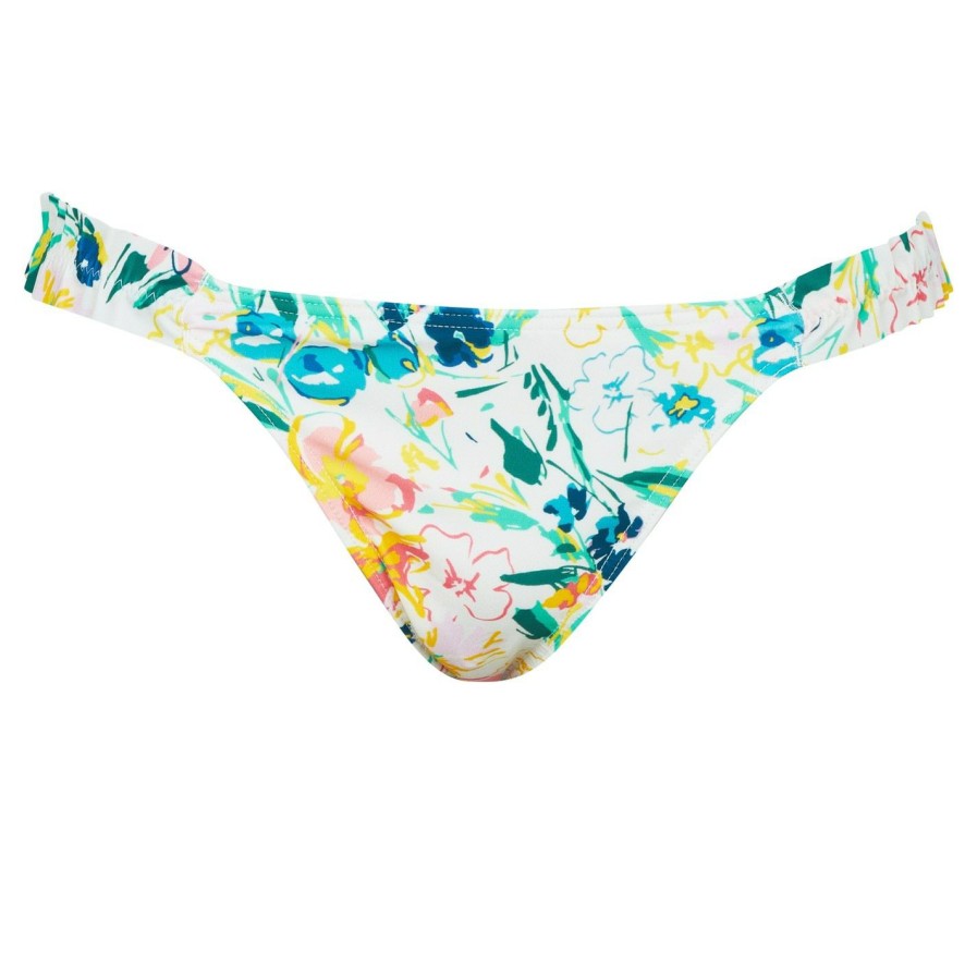 Women Ted Baker | Ted Baker Malray Bikini Bottoms For Bikinis Colour White