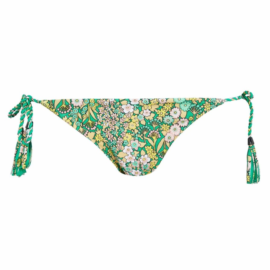 Women Ted Baker | Ted Baker Leroni Tie Bikini Bottoms For Bikinis Colour Mid Green