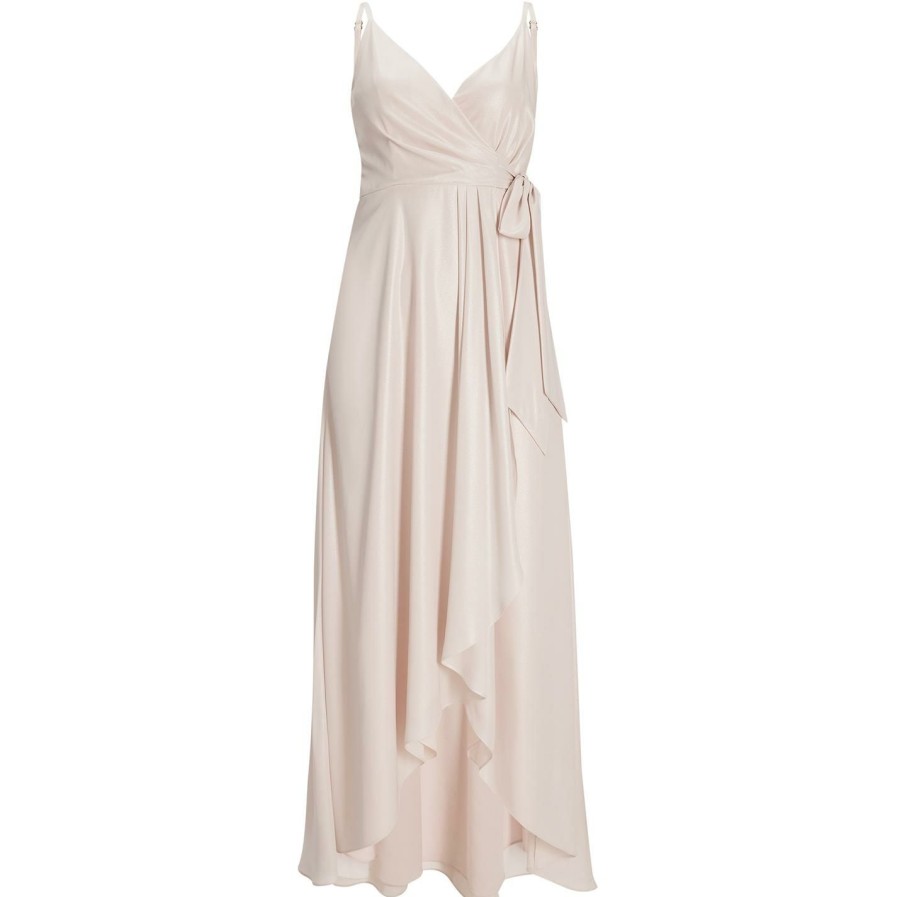 Women Ted Baker | Ted Baker Wrap Maxi Dress For Prom Dresses Colour Nude/Pink