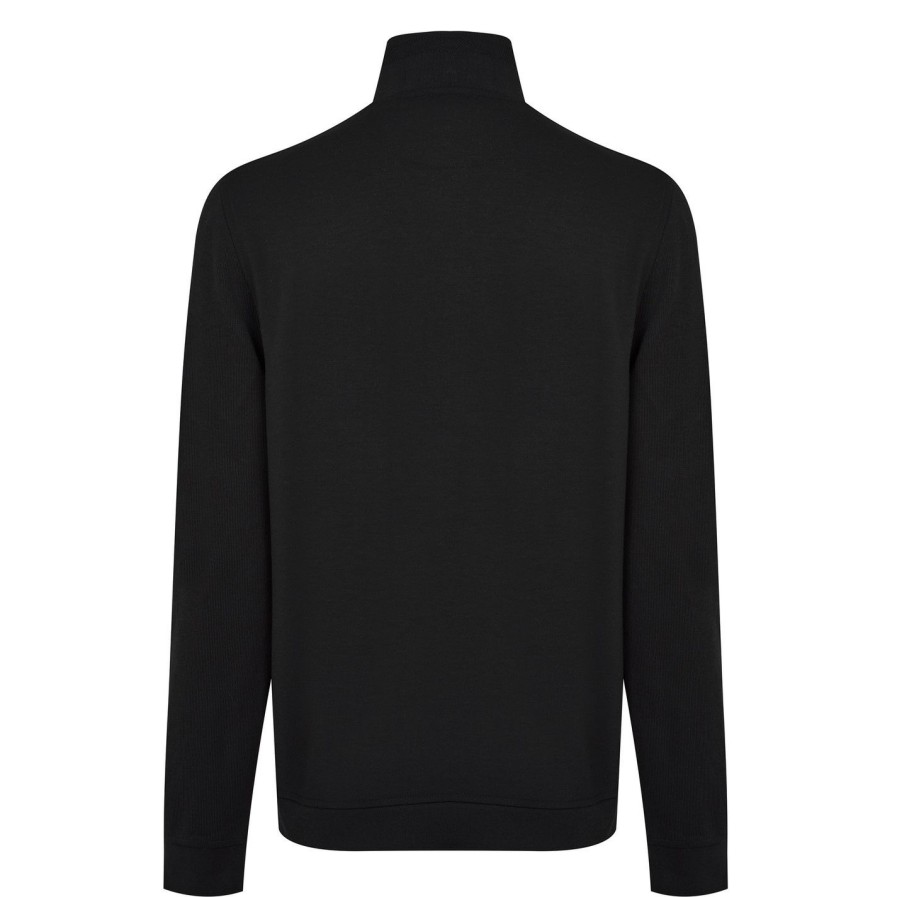 Men Ted Baker | Ted Baker Muggie Sweatshirt For Big & Tall Colour Black