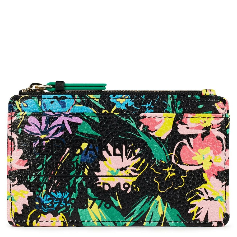 Bags & Luggage Ted Baker | Ted Baker Ted Parcena Ch Print Ld22 For Purses Colour Black