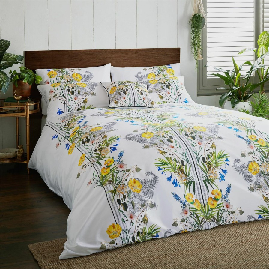 Bedroom Ted Baker | Ted Baker Ted Baker Royal Palm Duvet Cover For Duvet Covers & Sets Colour Yellow