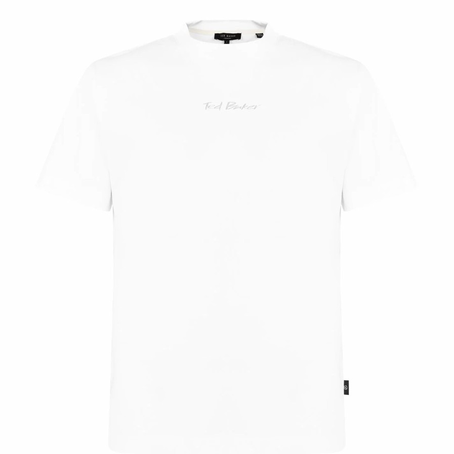 Men Ted Baker | Ted Baker Ldgate T Shirt For T-Shirts Colour White