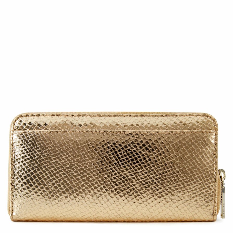 Bags & Luggage Ted Baker | Ted Baker Ted Goldia Snake Ld24 For Purses Colour Gold