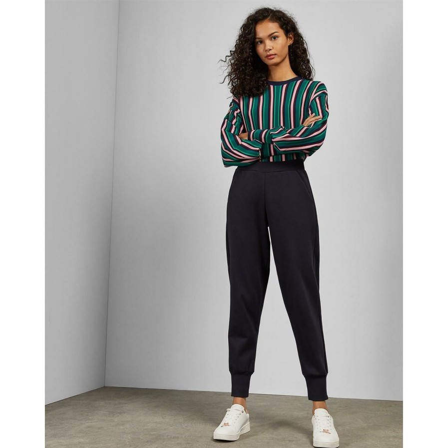 Sports & Fitness Ted Baker | Ted Baker Radonna Jogging Pants For Running Trousers Colour Blue