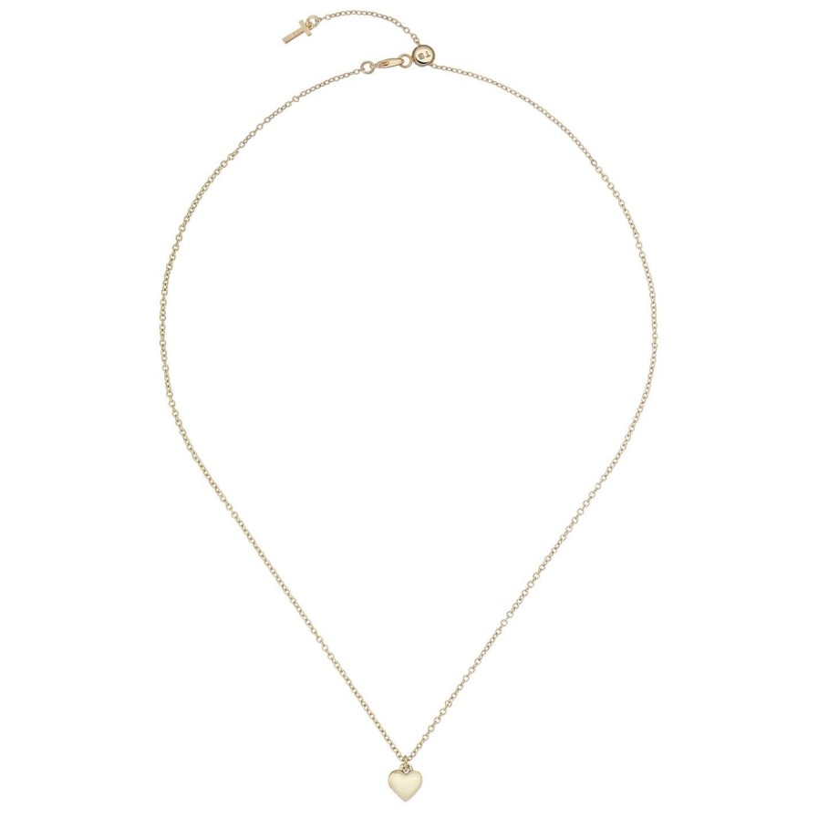 Accessories Ted Baker | Ted Baker Hara Sweetheart Pendant For Necklaces Colour Gold