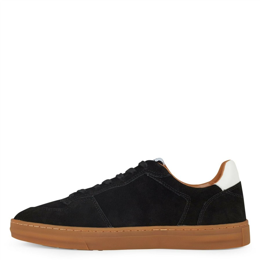 Shoes & Boots Ted Baker | Ted Baker Barkerr Suede Trainers For Men'S Trainers Colour Black