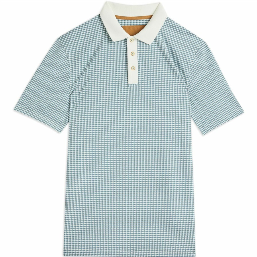 Men Ted Baker | Ted Baker Krane Polo Shirt For Polo Shirts Colour Blue