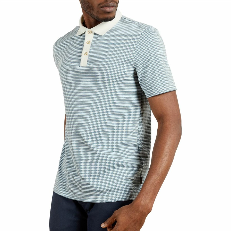 Men Ted Baker | Ted Baker Krane Polo Shirt For Polo Shirts Colour Blue