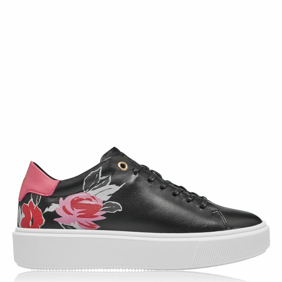 Shoes & Boots Ted Baker | Ted Baker Ted Daffina Trainers For Women'S Trainers Colour Black