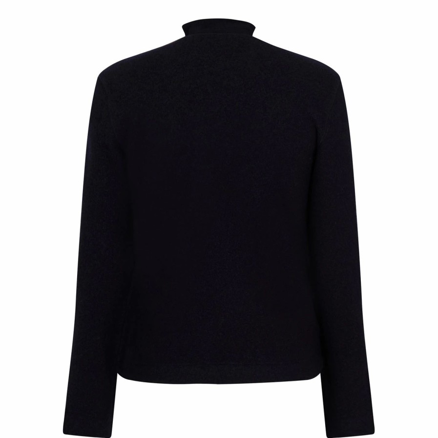 Men Ted Baker | Ted Baker Ted Baker Guildfa Knit Fleece For Hoodies & Sweatshirts Colour Navy