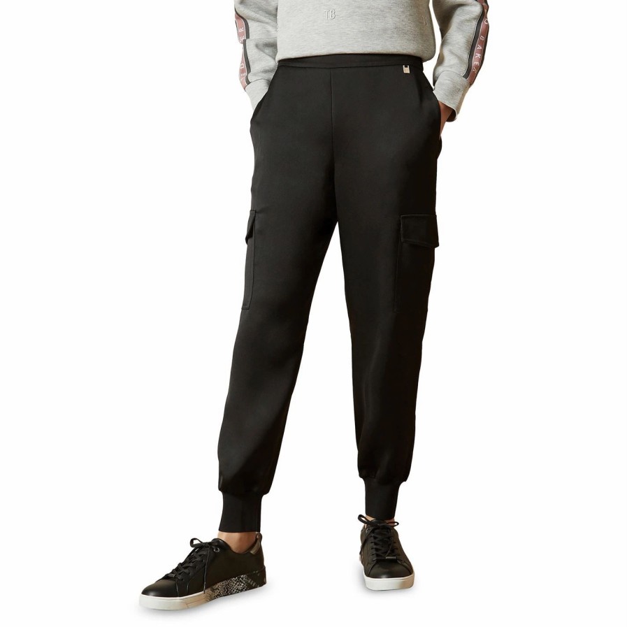 Sports & Fitness Ted Baker | Ted Baker Sulia Jogging Pants For Running Trousers Colour Black