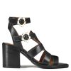 Shoes & Boots Ted Baker | Ted Baker Tabaria Block Sandalstabaria Block Sandals For Heels Colour Black