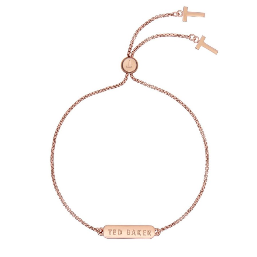 Accessories Ted Baker | Ted Baker Saraio Sparkle Bar Bracelet For Bracelets & Bangles Colour Rose Gold/Cryst