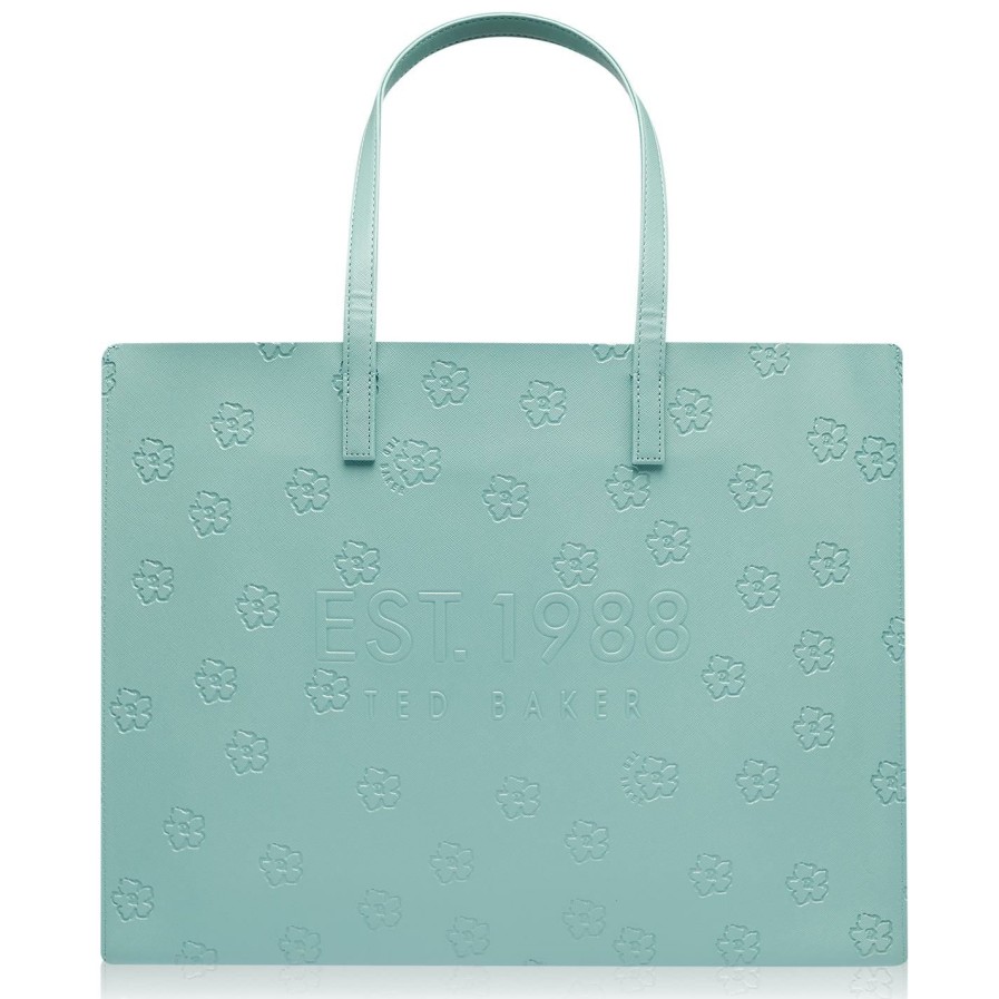 Bags & Luggage Ted Baker | Ted Baker Ted Baker Luelcon Toe Bag Womens For Handbags Colour Teal-Blue