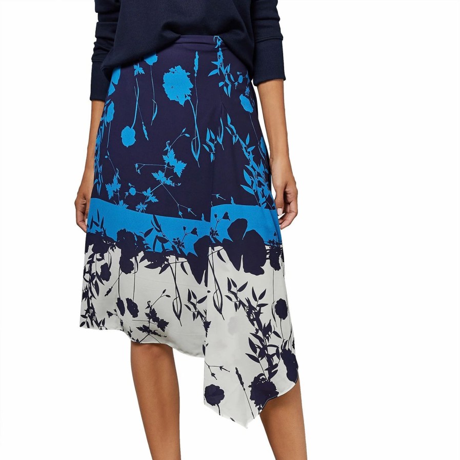 Women Ted Baker | Ted Baker Samantha Skirt For Skirts Colour Dark Blue