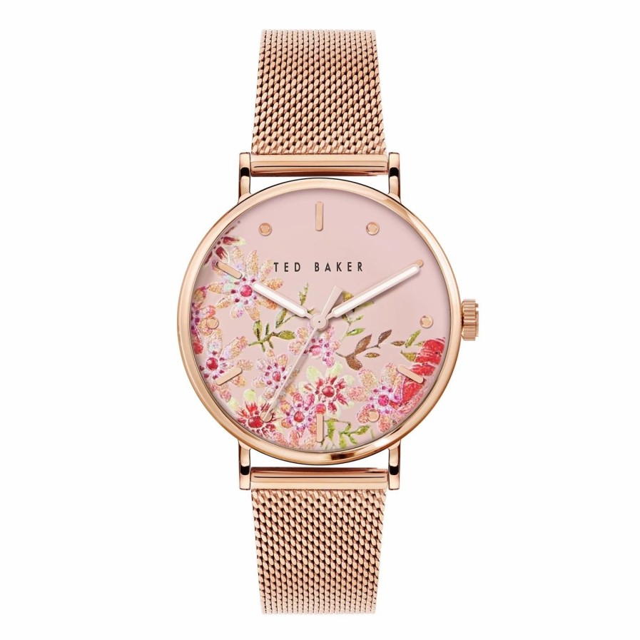 Accessories Ted Baker | Ted Baker Ted Phylipa Retro W Ld10 For Ladies' Watches Colour Rose