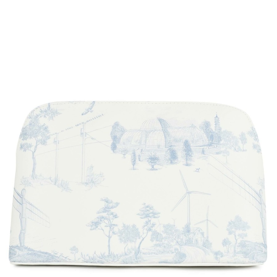 Bags & Luggage Ted Baker | Ted Baker Kaily New Romantic Washbag For Makeup Cases & Washbags Colour White