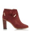 Shoes & Boots Ted Baker | Ted Baker Ted Anaedi Ankle Heeled Boots For Women'S Boots Colour Red267