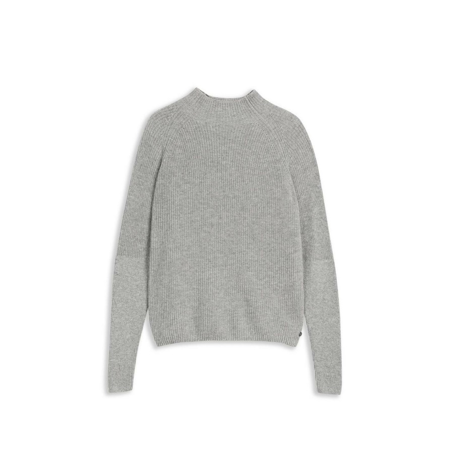 Women Ted Baker | Ted Baker Ggracee Sweater For Knitwear Colour Grey