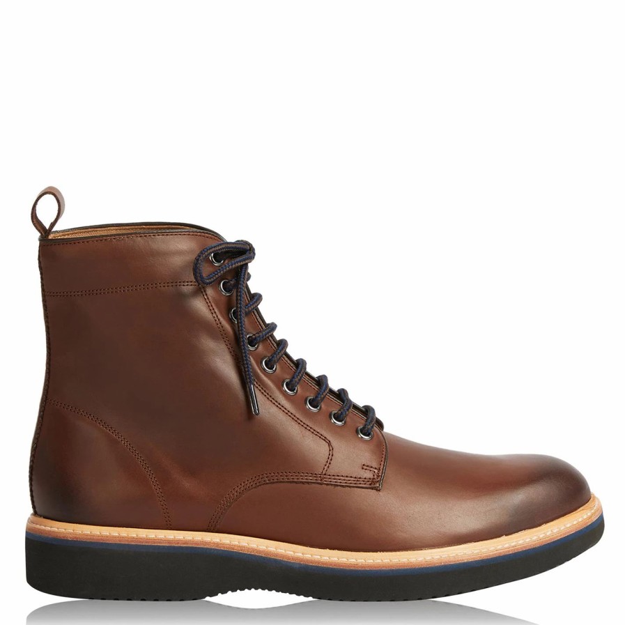 Shoes & Boots Ted Baker | Ted Baker Linton Derby Boots For Men'S Boots Colour Brown