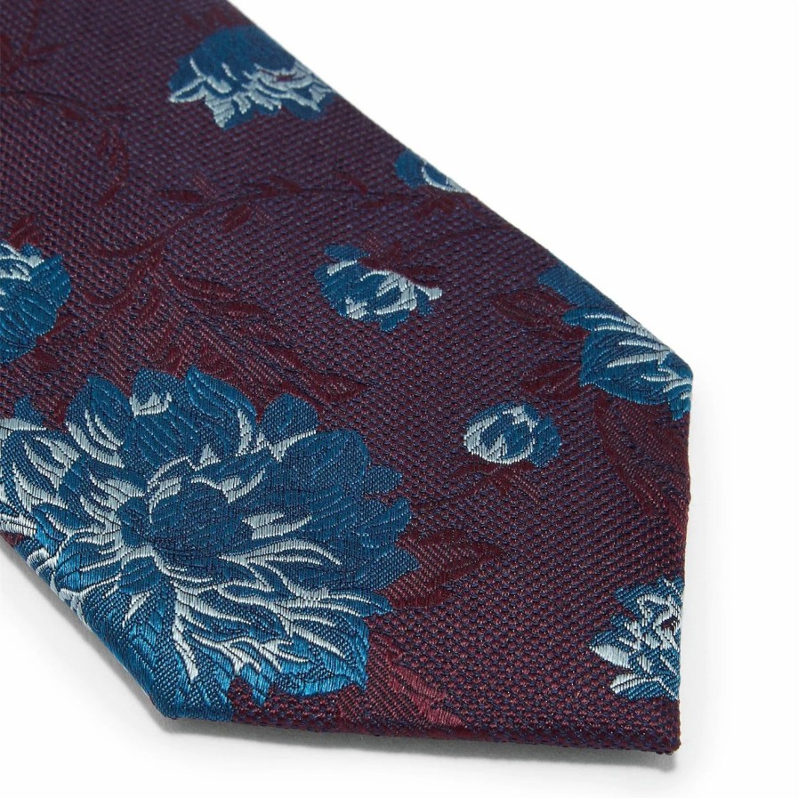 Accessories Ted Baker | Ted Baker Ted Baker Duffy Tie Mens For Ties Colour Dark Red