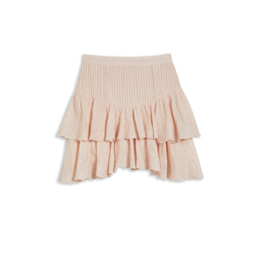 Women Ted Baker | Ted Baker Alegria Mini Skirt For Skirts Colour Light Pink