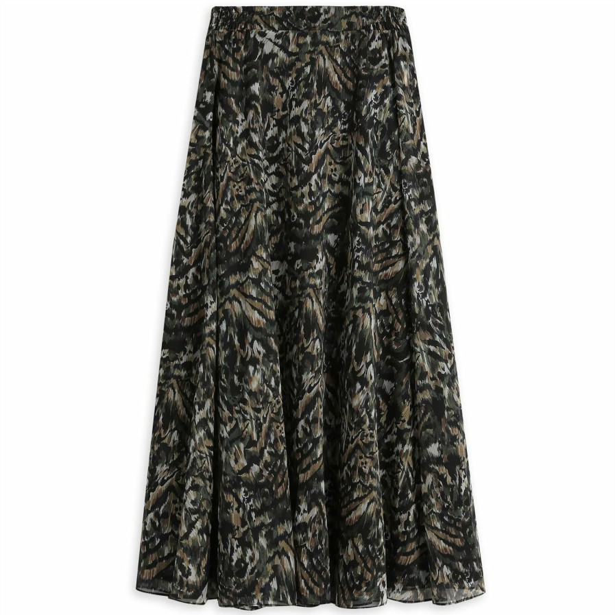 Women Ted Baker | Ted Baker Betany Skirt For Skirts Colour Khaki