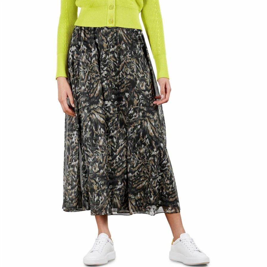 Women Ted Baker | Ted Baker Betany Skirt For Skirts Colour Khaki