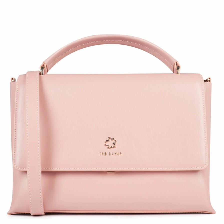 Bags & Luggage Ted Baker | Ted Baker Ted Baker Flower Jorjia Cross Body Bag Womens For Handbags Colour Pl-Pink