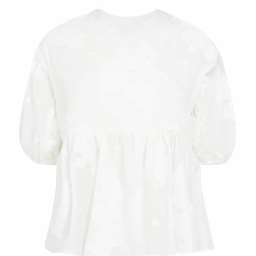 Women Ted Baker | Ted Baker Karni Blouse For Blouses & Shirts Colour White