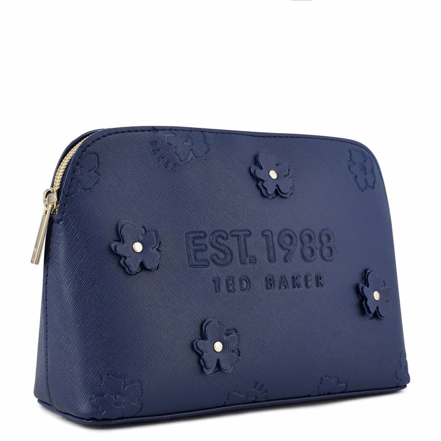 Bags & Luggage Ted Baker | Ted Baker Ted Flancon Wshbg Ld31 For Makeup Cases & Washbags Colour Dk-Blue