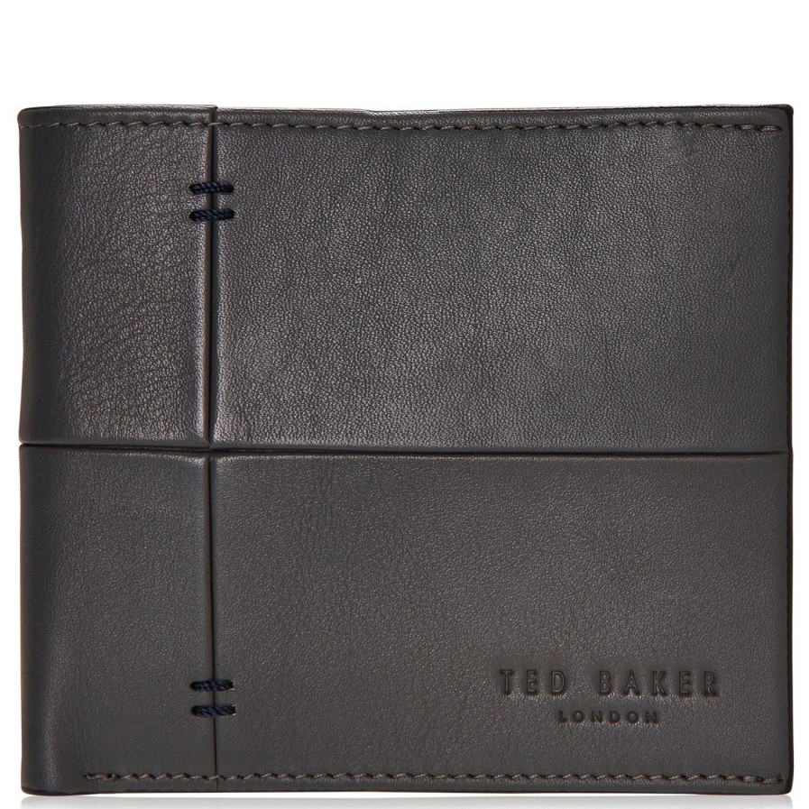 Accessories Ted Baker | Ted Baker Ted Baker Carter Card Holder Mens For Men'S Accessories Colour Grey