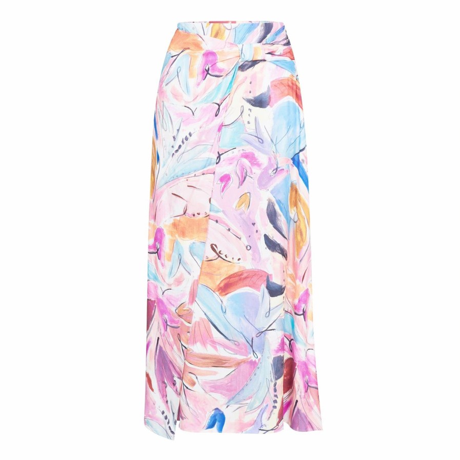 Women Ted Baker | Ted Baker Kiylie Slip Skirt For Skirts Colour Ivory