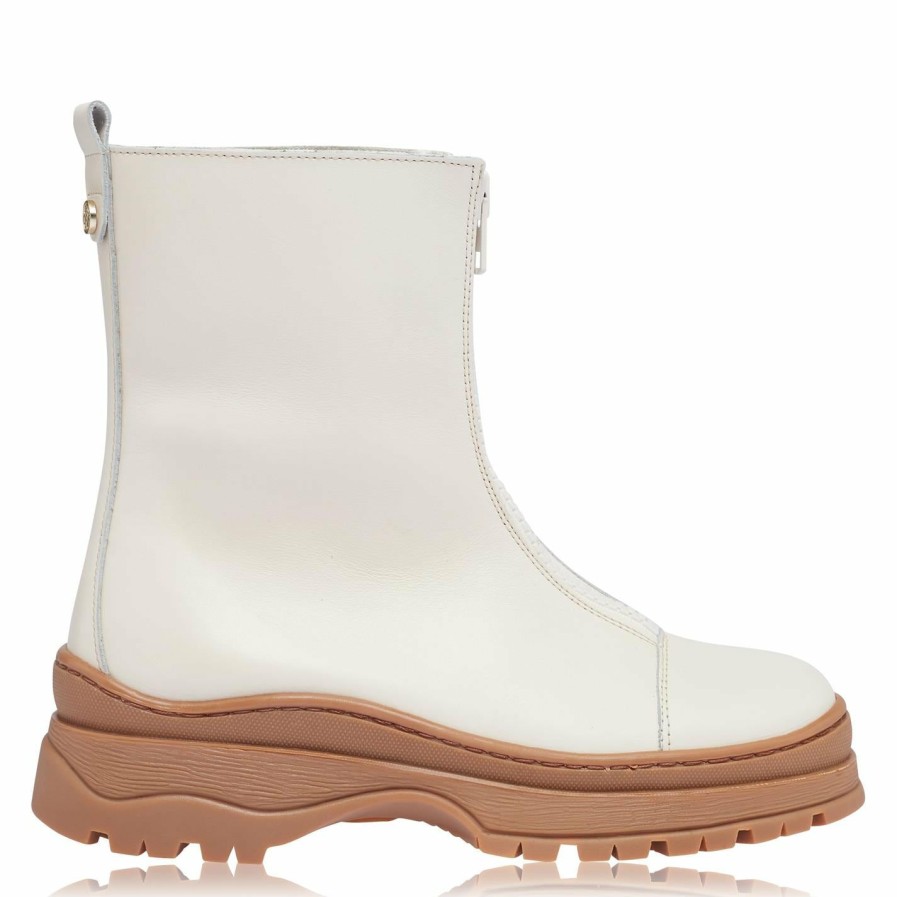 Shoes & Boots Ted Baker | Ted Baker Aurelya Ankle Boots For Women'S Boots Colour Natural