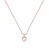 Accessories Ted Baker | Ted Baker Hannela Crystal Heart Pendant For Necklaces Colour Rose Gold