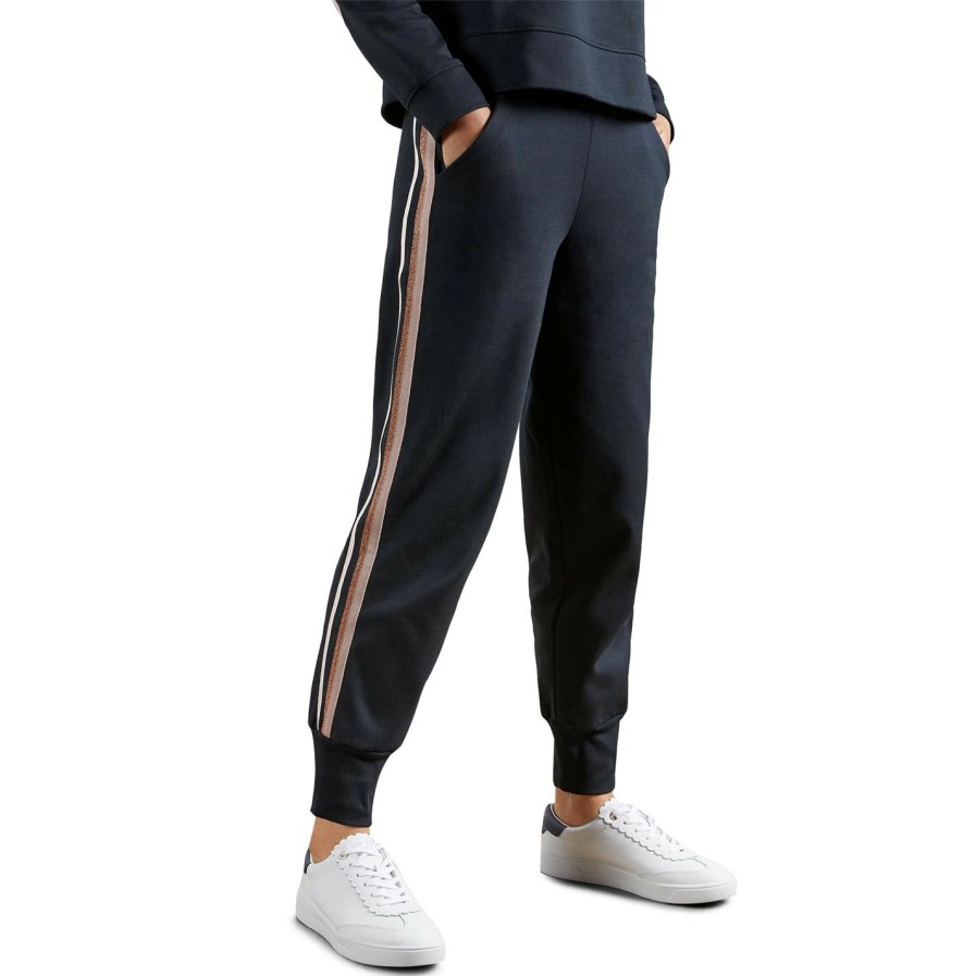 Sports & Fitness Ted Baker | Ted Baker Aliceah Jogger For Running Trousers Colour Navy