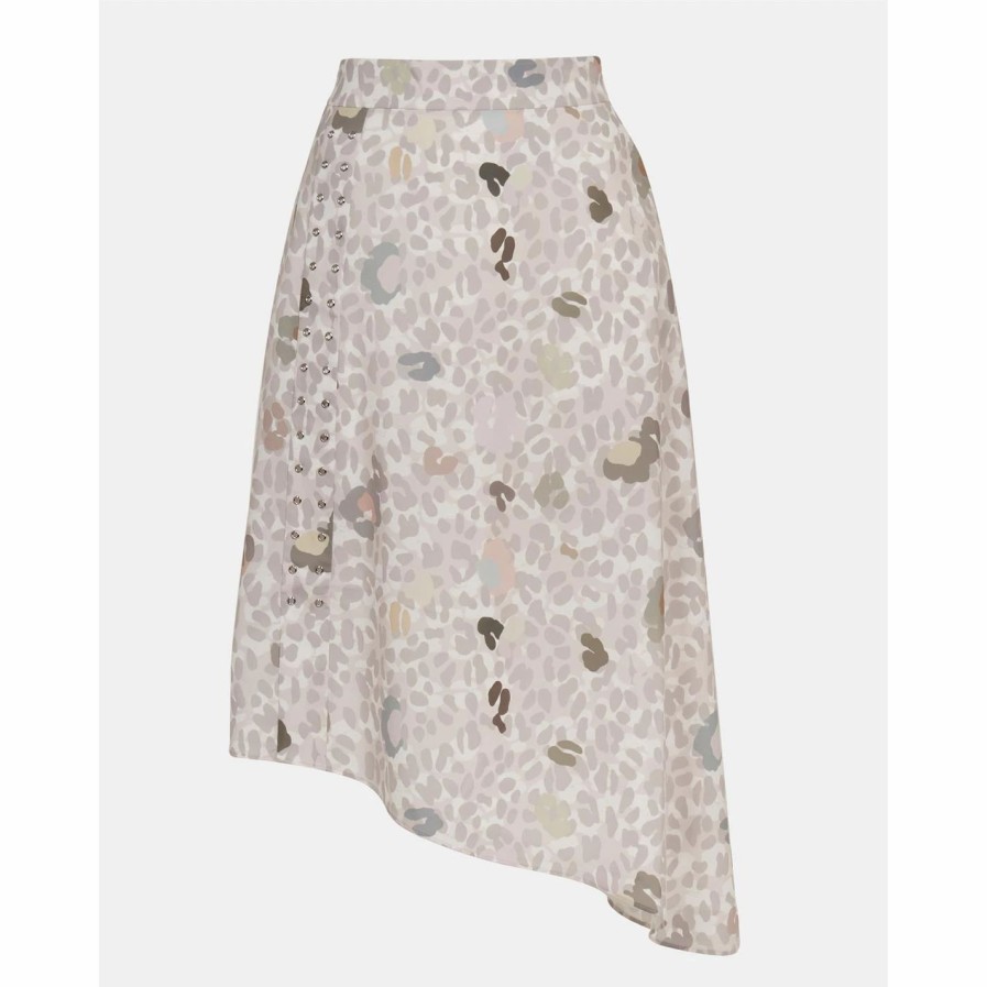 Women Ted Baker | Ted Baker Waleska Midi Skirt For Skirts Colour Dusky Pink