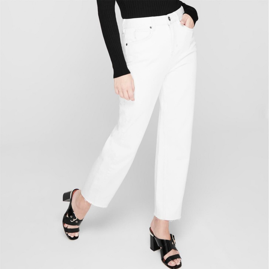 Women Ted Baker | Ted Baker Ellra Jean For Jeans Colour White