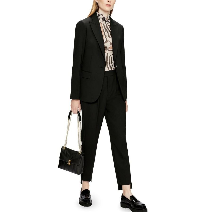 Women Ted Baker | Ted Baker Popiey Blazer For Coats & Jackets Colour Black