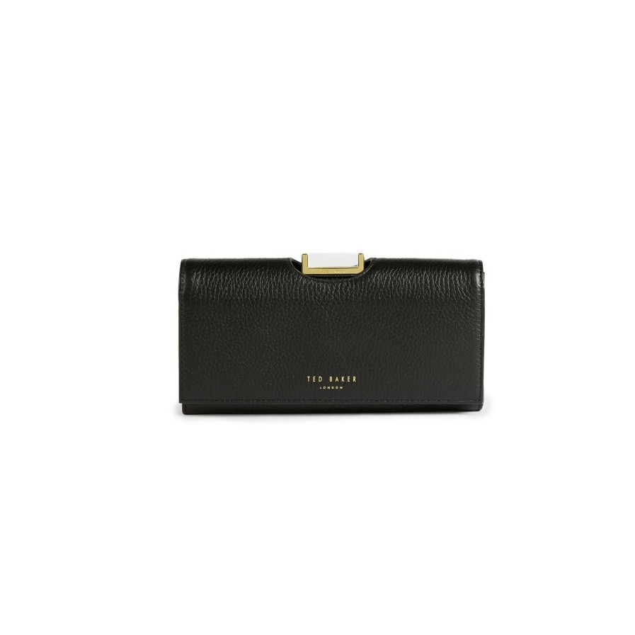 Bags & Luggage Ted Baker | Ted Baker Bita Large Crystal Top Purse For Purses Colour Black